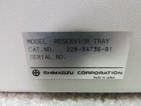 Shimadzu Reservoir Tray