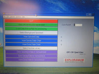 Exploranium GR-130 miniSPEC Surveying Gamma Ray Spectrometer, Fresh Cal, PC, Software, Geiger