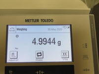 Mettler Toledo XS204DR Analytical Balance Scale - Weight Verified - Excellent Condition