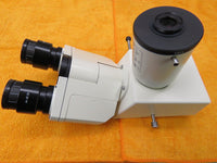 Zeiss Axioskop Microscope Trinocular head 45 35 22 w/ camera, photo tube 45 29 97
