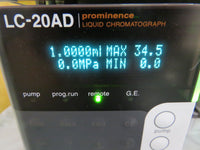 Shimadzu LC-20AD Prominence Liquid Chromatograph Pump, tested, see video