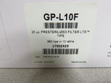 RAININ 20μL Presterilized Filter Green-Pak LTS Pipette Tips GP-L10F (960/Pack)
