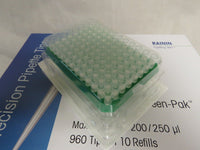 RAININ 200μL Presterilized Filter Green-Pak LTS Pipette Tips GP-L200F (960/Pack)