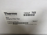 Lot of 11 Racks THERMO 7435 (MATRIX) 30µL INTEGRITY FILTER PIPET TIP 384TIPS/RACK