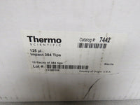 Lot of 14 Racks THERMO 7442 (MATRIX) 125µL INTEGRITY FILTER PIPET TIP 384TIPS/RACK