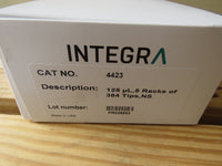 Integra Biosciences Corp 125ul 5 racks of 384 pipet tips item no. 4423