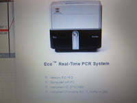 Illumina Eco Real-Time PCR System with Laptop & Version 5 Control/Study Software
