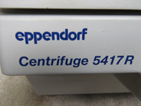 Eppendorf 5417 R Refrigerated Centrifuge w/ F-45-30-11 Rotor