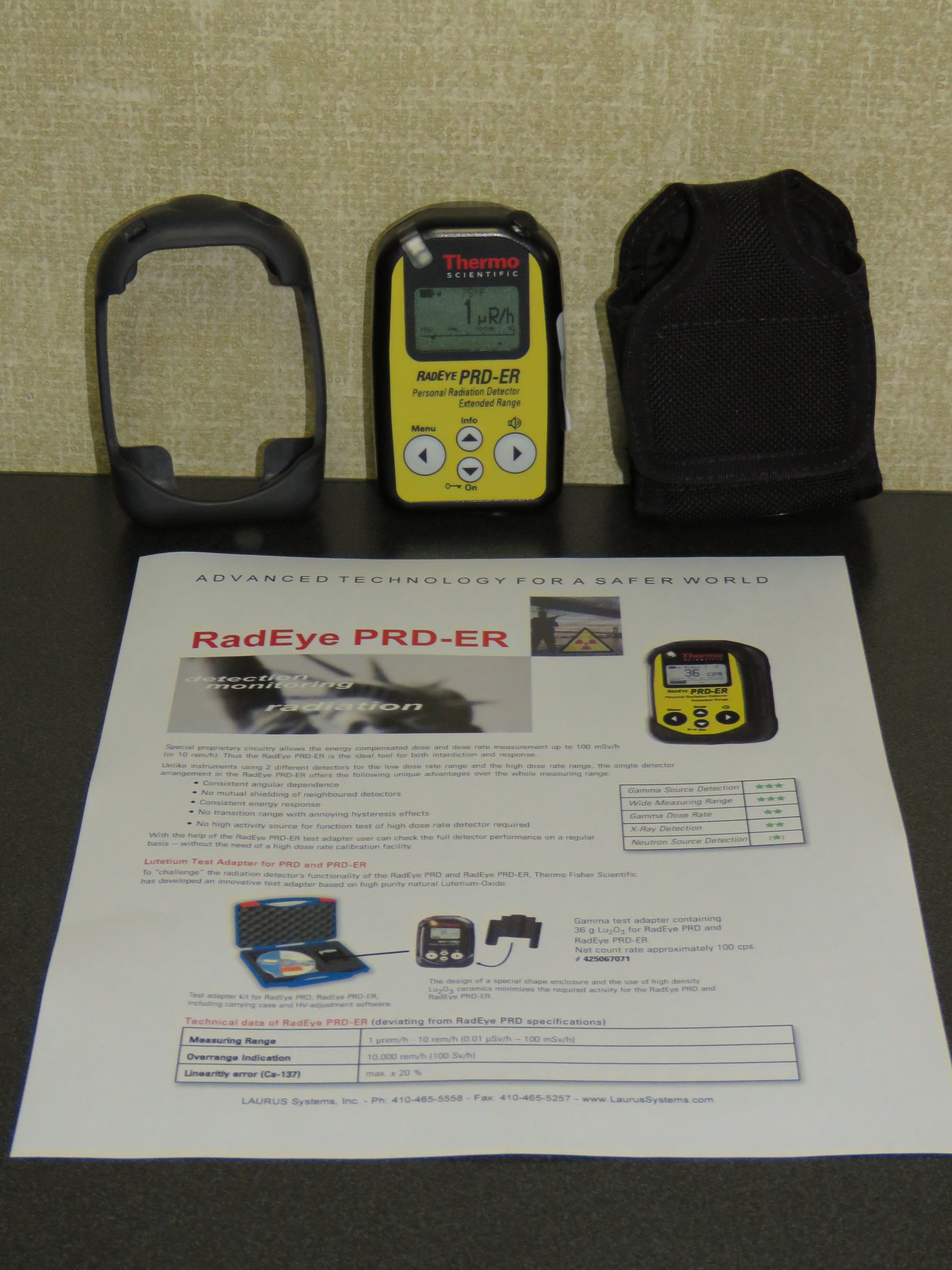 Thermo Rideye Thermo RadEye PRD-ER High-Sensitivity Personal Radiation Detector with ...