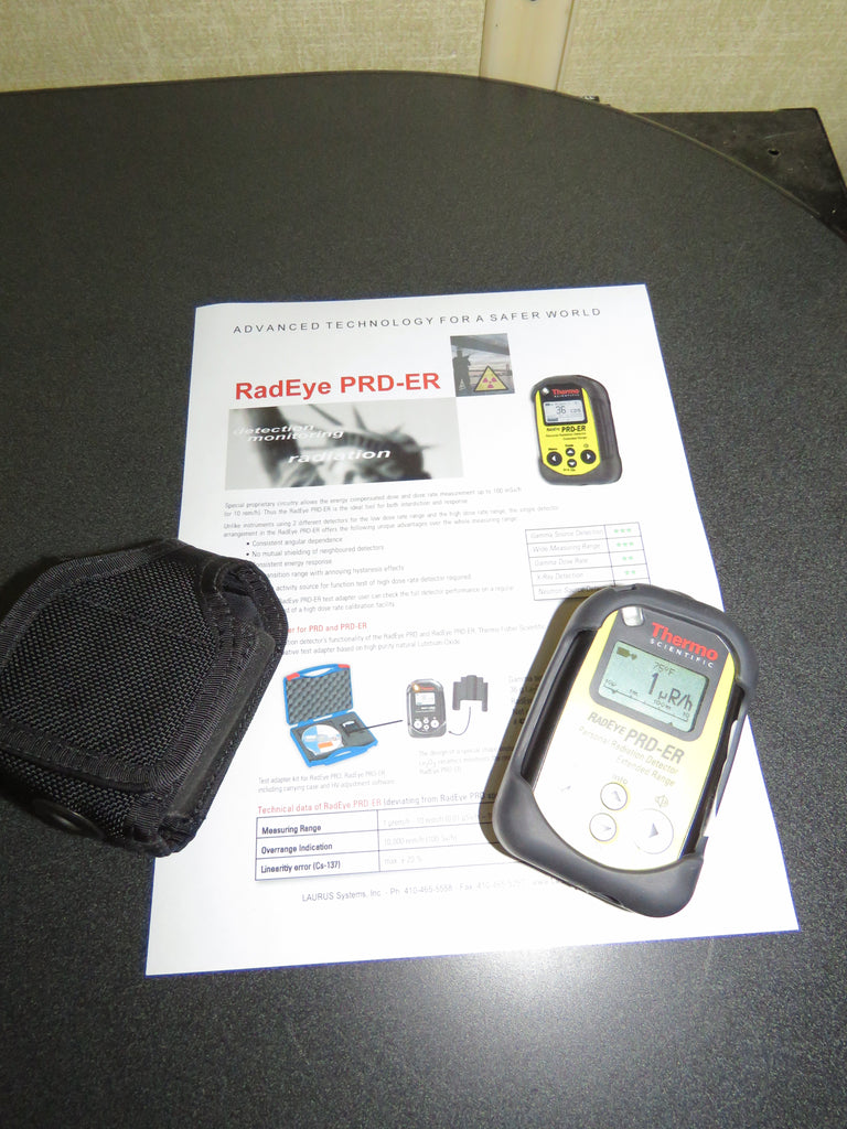 Thermo Rideye Thermo RadEye PRD-ER High-Sensitivity Personal Radiation Detector with ...