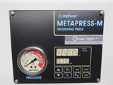 Metkon Qualitest Metapress-M 5 ton semi-automatic mounting press, excellent condition, warranty