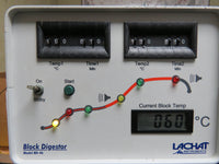 LACHAT Hach BD-46 Block Digestor with Sample Trays and Operator Guide