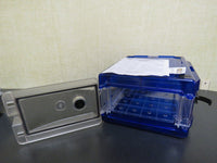 Secador 1.0 Desiccator Horizontal Blue Hygrometer w/ Clear Door UV Protection