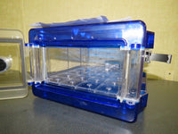 Secador 1.0 Desiccator Horizontal Blue Hygrometer w/ Clear Door UV Protection