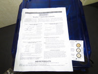 Secador 1.0 Desiccator Horizontal Blue Hygrometer w/ Clear Door UV Protection