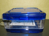 Secador 1.0 Desiccator Horizontal Blue Hygrometer w/ Clear Door UV Protection