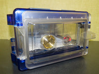 Secador 1.0 Desiccator Horizontal Blue Hygrometer w/ Clear Door UV Protection