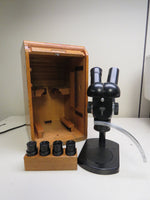 Vintage Carl Zeiss Jena Inspection Microscope with 6,3x and 25x Optics 385442 Germany