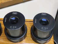 Vintage Carl Zeiss Jena Inspection Microscope with 6,3x and 25x Optics 385442 Germany