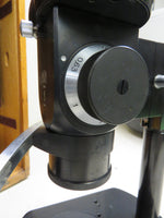Vintage Carl Zeiss Jena Inspection Microscope with 6,3x and 25x Optics 385442 Germany