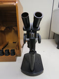 Vintage Carl Zeiss Jena Inspection Microscope with 6,3x and 25x Optics 385442 Germany