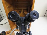 Vintage Carl Zeiss Jena Inspection Microscope with 6,3x and 25x Optics 385442 Germany