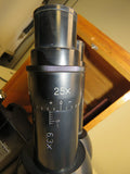 Vintage Carl Zeiss Jena Inspection Microscope with 6,3x and 25x Optics 385442 Germany