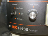 IEC Centrifuge HN-SII with 958 Rotor with 326, 355 Accessory Sleeves and Manual