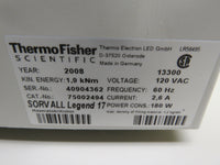 Thermo Sorvall Legend Micro 17 Microcentrifuge w/ 24 Capillaries Hematocrit Rotor