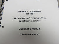 Milton Roy Spectronic Genesys 5 Spectrophotometer w/ Sipper Accessory