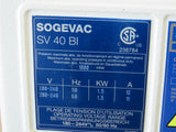 Leybold Sogevac SV40Bi Single-stage, oil-sealed Rotary Vane Vacuum Pump SV 40 B i