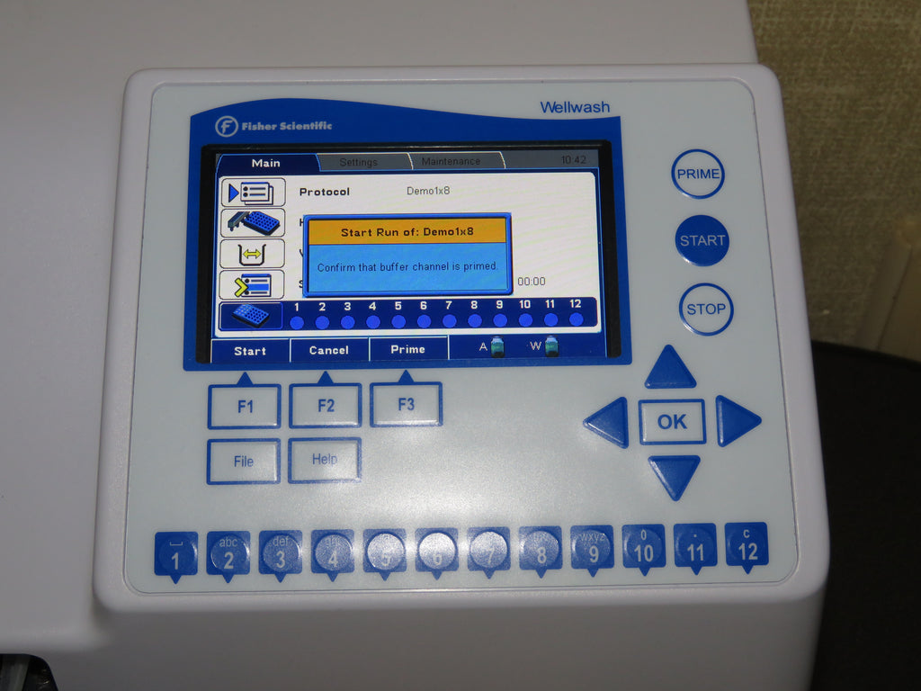 Wellwash Thermo Fisher WellWash 1x8 MicroPlate Washer with Bottles & Warranty V ...