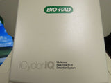 Bio-Rad 582BR iCycler 96-well PCR Thermocycler, 584BR iCyclerIQ optics, laptop