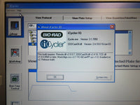 Bio-Rad 582BR iCycler 96-well PCR Thermocycler, 584BR iCyclerIQ optics, laptop
