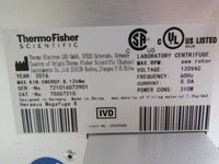 Thermo Heraeus Megafuge 8 centrifuge w/ M10 swinging bucket rotor