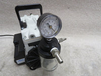 Welch Oil-Less 1/3 HP Piston Dry Laboratory Vacuum Pump, 115VAC,  29.8" Hg