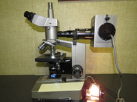 Olympus BH BHA Trinocular Microscope w/ UVFL 100 UVFL 40, UVFL 10 Objectives