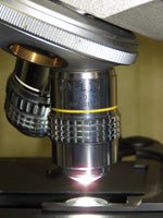 Olympus BH BHA Trinocular Microscope w/ UVFL 100 UVFL 40, UVFL 10 Objectives
