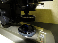 Olympus BH BHA Trinocular Microscope w/ UVFL 100 UVFL 40, UVFL 10 Objectives