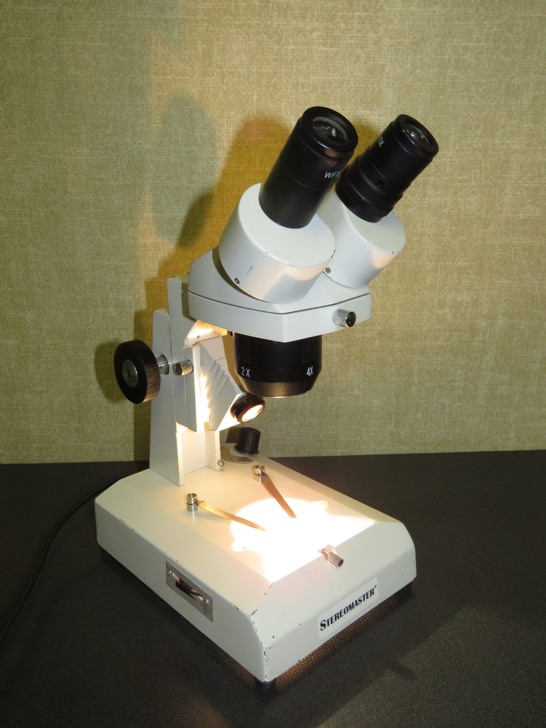 Fisher Scientific StereoMaster 2-4x Inspection Microscope w/ 2 x 10x EyePieces