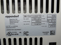 Eppendorf 5430 Benchtop Centrifuge w/FA-45-30-11 Rotor - Exceptional Condition
