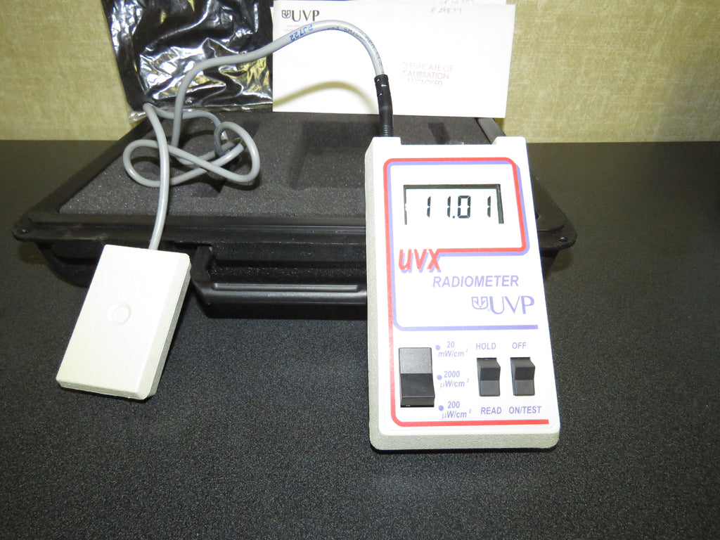 UVP Digital Ultraviolet Intensity Meter/Radiometer 97-0015-02 with Sen ...