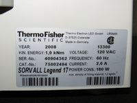 Thermo Sorvall Legend Micro 17 Centrifuge w/ 24 x 4g 75003524 rotor