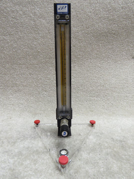 Cole Parmer 150-mm Direct Reading Flowmeter (N092-04) w/ MFV valve, tripod base