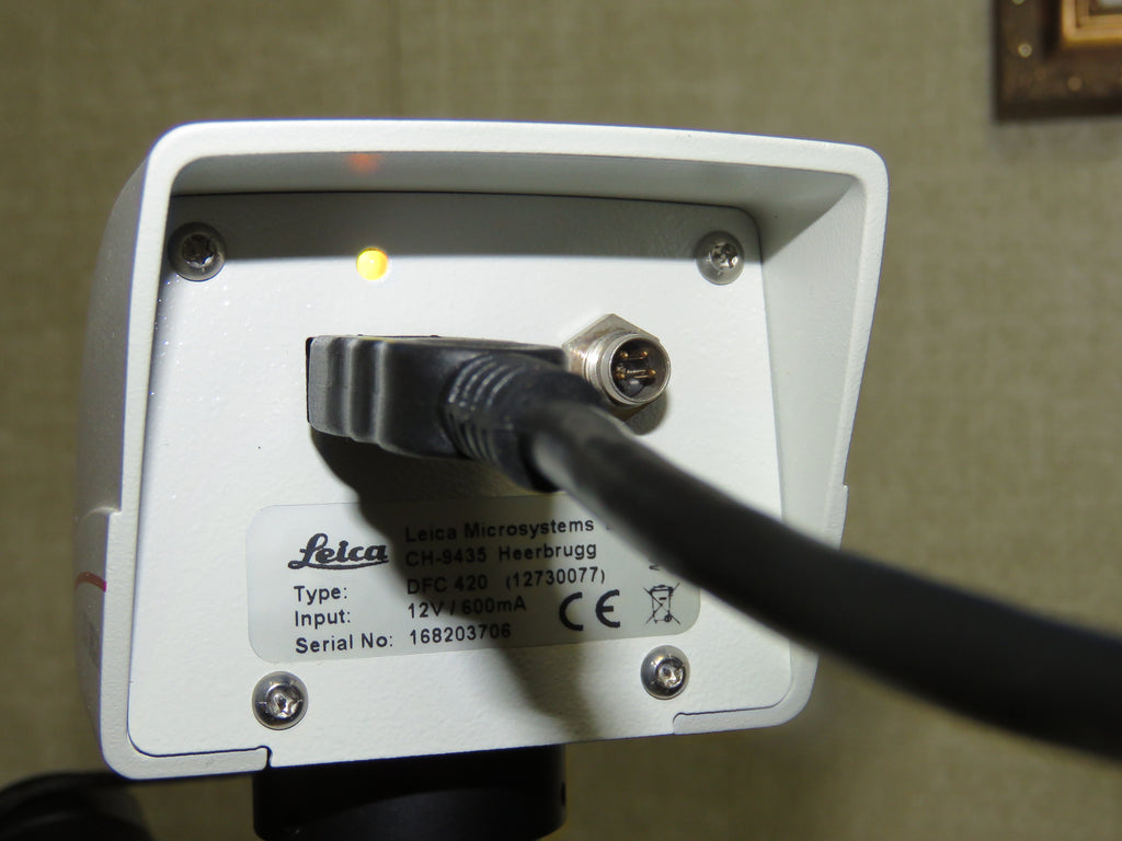 Leica microscope C-mount camera DFC420 5 megapixels w/ Firewire cable ...