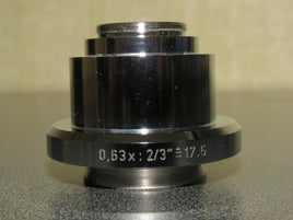 LEICA 541537 HC DM DMR MICROSCOPE Photo Port ADAPTER 0.67X 34.mm DOVETAIL TO C Mount