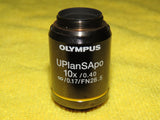 OLYMPUS UPlanSApo 10x / 0.40  0.17/FN26.5 UIS 2 MICROSCOPE LENS JAPAN