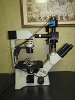 Motic AE31 Photometry Dimensioning Inverted Microscope w/ USB Camera OPTIX Upgrade Stage!