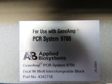 ABI GeneAmp PCR 9700 Thermocycler - Dual 96 Well Module