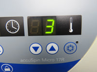 Fisher Scientific accuSpin Micro 17R centrifuge with rotor